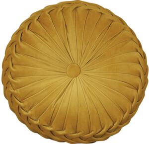 Pernă rotundă decorativă Solevito Come Over galbenă Ø 40 cm
