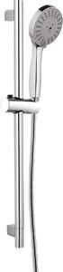 Deante Floks, coloana de dus 65 cm cu cap manual cu 3 functii si furtun de dus 150 cm, crom, NGF_051K