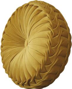 Pernă rotundă decorativă Solevito Come Over galbenă Ø 40 cm