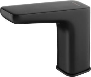 Deante Hiacynt, robinet lavoar cu senzor fără control al temperaturii, alimentare 230 / 6V, negru, BQH_N28V