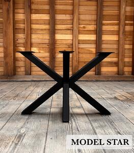 Măsuță de cafea Stejar Masiv „Epic Center” – 84x84x7 cm - Star Coffee