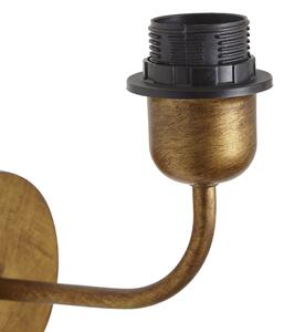 Lampă de perete vintage aurie fără abajur - Matt