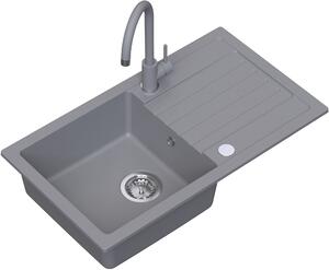 Ruvetti Tito Maxi chiuveta cu baterie și accesorii gri/ LP_3200-TM7744GR_W