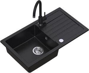 Ruvetti Tito Maxi chiuveta cu baterie și accesorii negru/negru LP_3200-TM7744BC_W