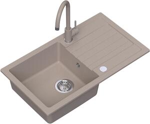 Ruvetti Tito Maxi chiuveta cu baterie și accesorii bej/bej LP_3200-TM7744BE_W