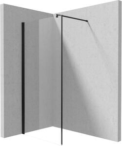 Deante Kerria Plus, cabină de duș 100 cm, înălțime 200 cm, sticlă transparentă de 6 mm cu ActiveCover, profil negru, KTS_N30P