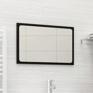 Oglindă de baie, negru, 60x1,5x37 cm, PAL