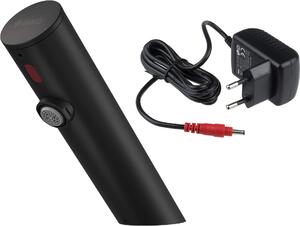 Deante Sense, robinet pentru chiuvetă fără atingere, fără control al temperaturii, sursă de alimentare 230/6V, negru mat, DEA-BQR_N28V