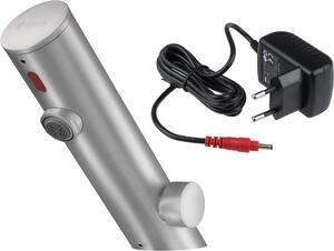 Deante Sense, robinet lavoar cu senzor cu control al temperaturii, alimentare 230/6V, otel, DEA-BQR_F29V