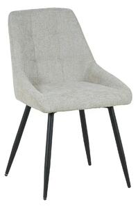 Scaun KENT, grej/negru, stofa clasica/metal, 50x60x84 cm