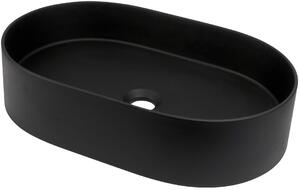 Deante Silia, chiuveta blat granit 550x350x125 mm, negru mat, DEA-CQS_NU6S