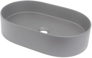 Deante Silia, chiuveta blat granit 550x350x125 mm, gri metalic, DEA-CQS_SU6S
