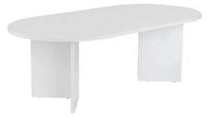 Masuta cafea SABLE, alb, PAL, 119x60x40 cm
