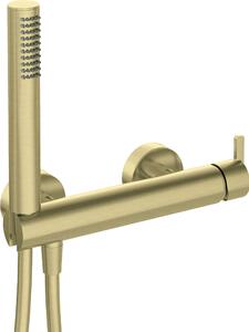 Deante Silia, baterie de dus cu set de dus de mana, auriu mat, BQS_R41M