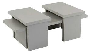 Masuta cafea SANCTUARY, gri, PAL, 110x45x30 cm