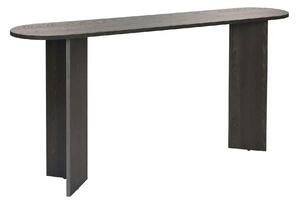 Consola SIRA, negru, PAL, 150x35x75 cm