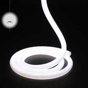 Furtun Luminos Led Neon Flex Rotund LUXON Lumina Alb Rece