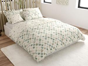 Lenjerie de pat din microfibra TREES & STARS verde Dimensiune lenjerie de pat: 70 x 90 cm | 140 x 200 cm