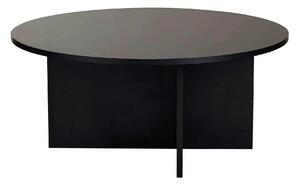 Masuta cafea SOLEIL, negru, PAL melaminat, 90x90x40 cm
