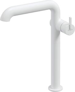 Deante Silia, baterie lavoar inalta cu duza dreptunghiulara h-305, alb mat, DEA-BQS_A24K