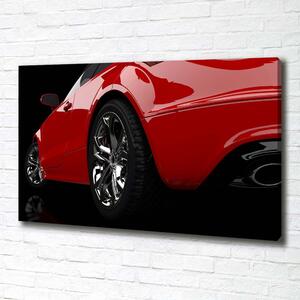 Tablou canvas mașină roșie