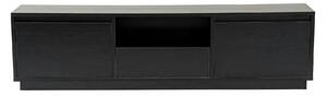 Comoda TV VANGUARD, negru, PAL, 160x30x42 cm