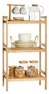 Raft baie, Songmics, Natural, 45x31.5x79.5 cm