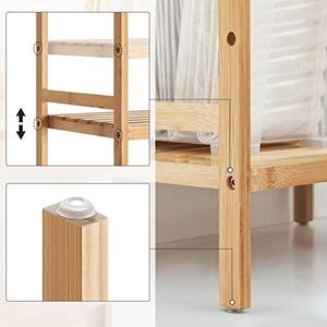 Raft baie, Songmics, Natural, 45x31.5x79.5 cm