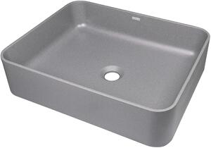 Deante Temisto, chiuveta blat granit 500x400x120mm, gri metalic, DEA-CQT_SU5S
