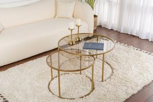 Set masute de cafea Aurum Auriu