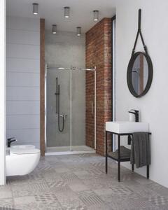 Deante Temisto, chiuveta blat 50x40 cm + suport in picioare, alb-negru, CDTS6U4S
