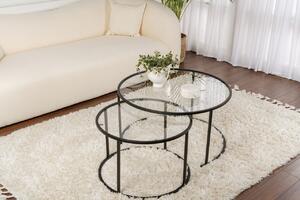 Set masute de cafea Aurum Negru