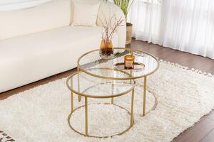 Set masute de cafea Aurum Auriu