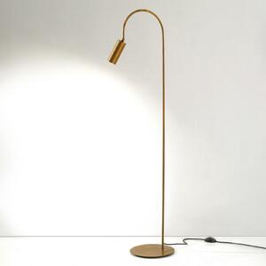 Cremasco Lampadar 7539, alamă brunată, alamă, GU10, Bronz / Alamă Veche, Camera de zi / sufragerie, Alamă, Modern