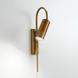 Cremasco Aplică de perete 7537, alamă brunată, alamă, GU10, reglabil, Bronz / Alamă Veche, Camera de zi / sufragerie, Alamă, Modern