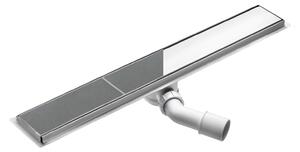 Deante Deante, canal de scurgere liniar din oțel inoxidabil cu grilă rotativă (2 în 1) 60 cm, sifon H65, oțel, KOS_006D