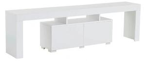 Comoda TV ENCLAVE, alb, PAL, 180x32x50 cm