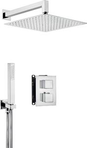 Deante Deante, set de duș termostatic ascuns pătrat + BOX, crom, BXYZ0EAT