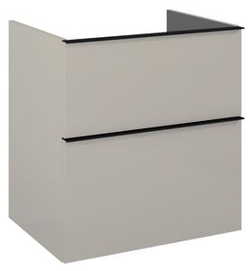 Elita Look, dulap pentru chiuveta pe blat 60x45x64 cm 2S PDW, bej mat, ELT-168591