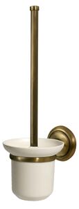 BISK Erga Deco, perie de toaletă, alamă antică, ERG-00412
