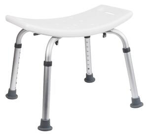 BISK Erga Handicap "PRO", scaun de duș dreptunghiular 495x450x560 mm, alb, ERG-06218