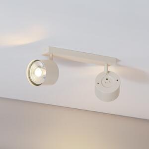 Argon Spot de tavan Chloe reglabil cu 2 becuri, bej,, Bej, Camera de zi / sufragerie, Metal, Modern