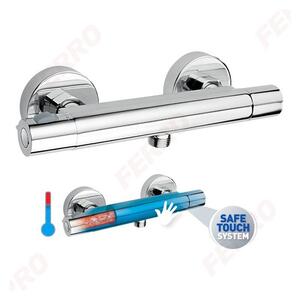 Baterie termostatica de dus FERRO TRINITY, crom, TRM7