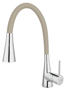 Novaservis Ferro Zumba II - Baterie pentru chiuveta cu brat elastic, bej-crom, 70720-0BE