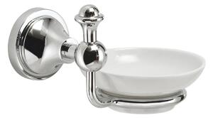 Gedy Gedy, sapuniera NEVIS, ceramica, crom, NV1113
