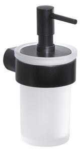 Gedy Gedy, dozator de sapun PIRENEI, sticla neagra mat/lapte, PI8114