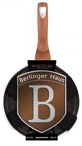 Berlinger Haus BH-6180 Metallic Line Rose Gold Edition Prăjitor de clătite cu farfurie de 28 cm