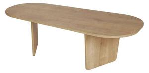 Masuta cafea OVALIS, stejar, PAL, 130x65x40 cm