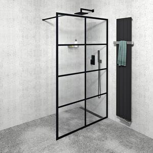Gelco Gelco, paravan de dus CURE BLACK 1200 mm, sticla transparenta, CB120