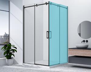 Gelco Gelco, ușă de duș DRAGON BLACK intrare colț 800 mm, sticlă transparentă, GD4280B